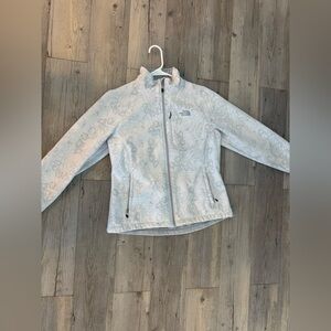 The North Face Light Gray Floral Jacket